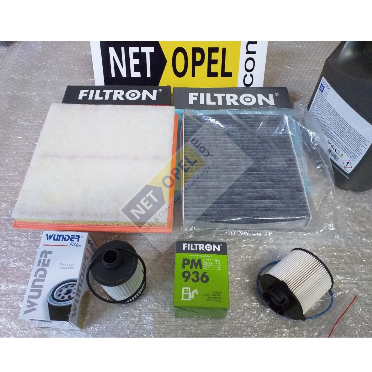 Chevrolet Cruze Filtre Bakım Seti Motor Yağlı 2.0 Dizel FİLTRON