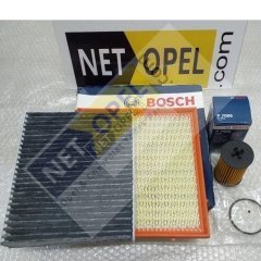 Opel Astra J Filtre Bakım Seti A14NET -A14NEL-A16LET Motorlar BOSCH