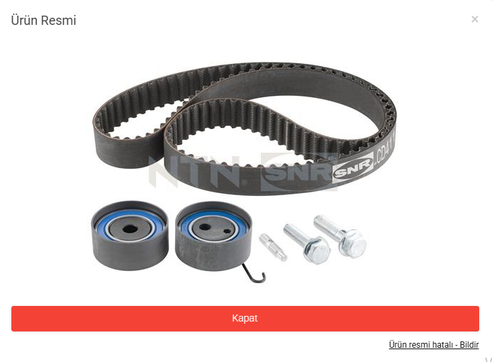 Opel Astra H Triger Eksantrik Seti 1.7 Motorlar Orjinal