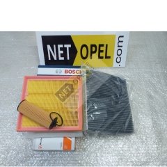 Opel Corsa E Filtre Bakım Seti 1.4 Tam Otomatik Motor BOSCH - WUNDER
