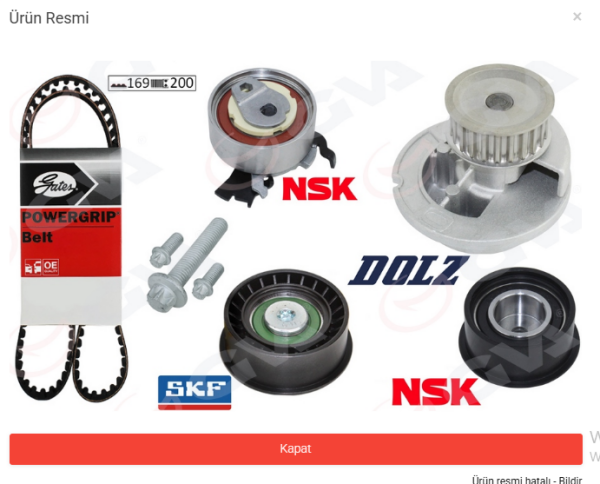 Opel Corsa B TrigerEksantrik Seti Devirdaim Li 1.4- 1.6 16 Valf