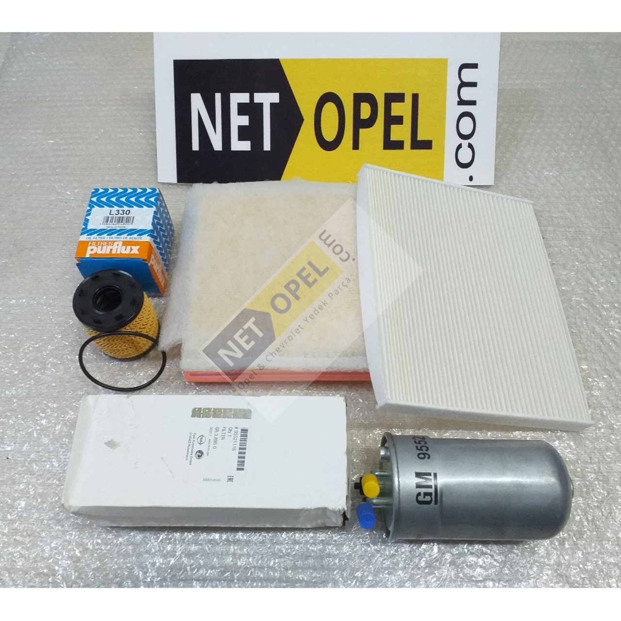 Opel Corsa E Filtre Bakım Seti 1.3 Motor