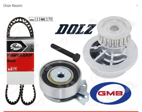 Opel Combo Devirdaimli Triger Seti 1.4 Motor