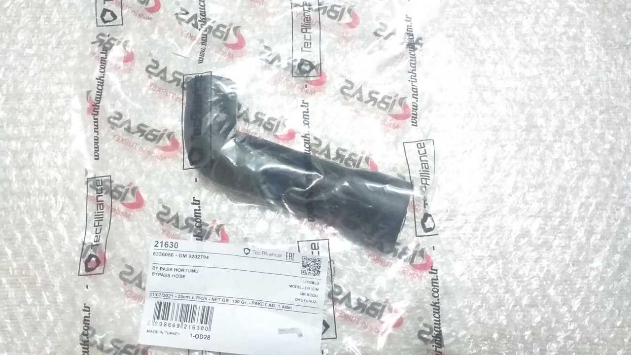 Opel Vectra C Devirdaim Hortumu Arka Bypass Z16XE Motor