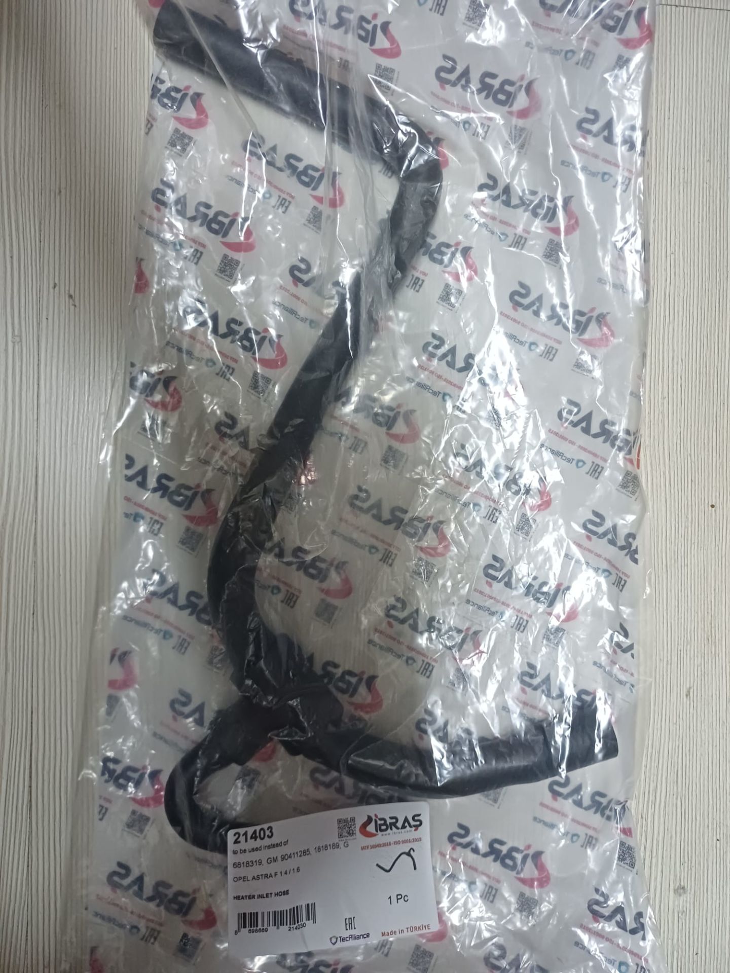 Opel Astra F Kalorifer Giriş Hortumu 1.4,1.6 Motorlar