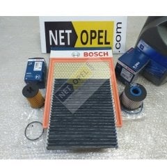 Opel İnsignia Filtre Bakım Seti Motor Yağlı 1.6 Dizel  BOSCH