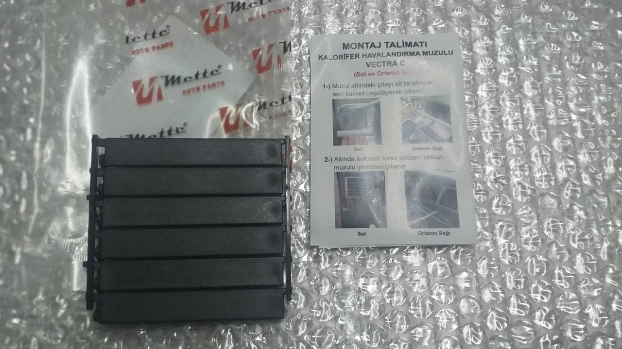 Opel Vectra C Kalorifer Havalandırma Izgarası Muzul Orta Sağ Dış Sol