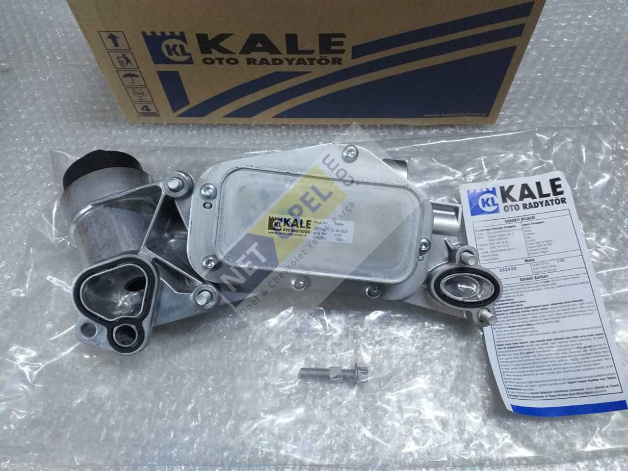 Chevrolet Aveo Yağ Soğutucu Komple 1.4 Motor 2009-2011