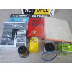 Opel Astra J Filtre Bakım Seti ( Karbonlu Polen ) 1.3 Dizel FİLTRON
