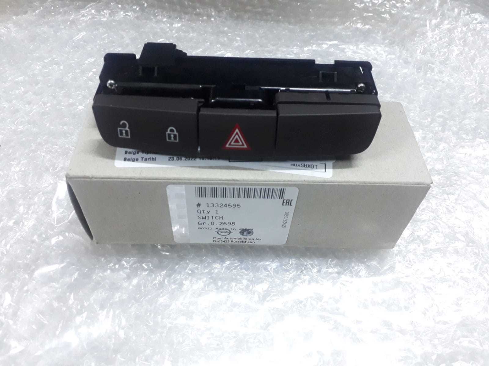 Opel İnsignia Dörtlü Düğme Flaşör Kahverengi