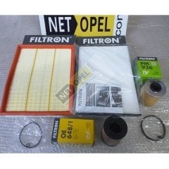 Opel Zafira A Filtre Bakım Seti 2.0 - 2.2 Dizel FİLTRON