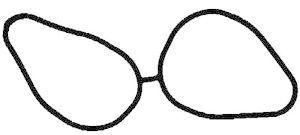 Opel Omega B Manifold Contası ( Emme 2 Delik) 2.5 Motorlar ELRING Marka Orjinal..