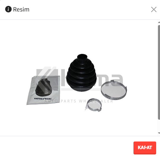 Chevrolet Captiva Aks Körüğü Dış