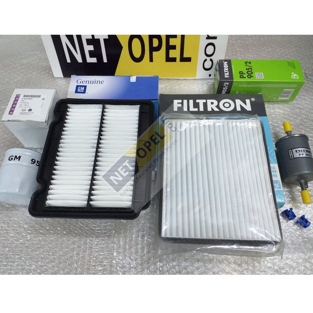 Chevrolet Kalos Filtre Bakım Seti 1.4 Motor GM-FİLTRON