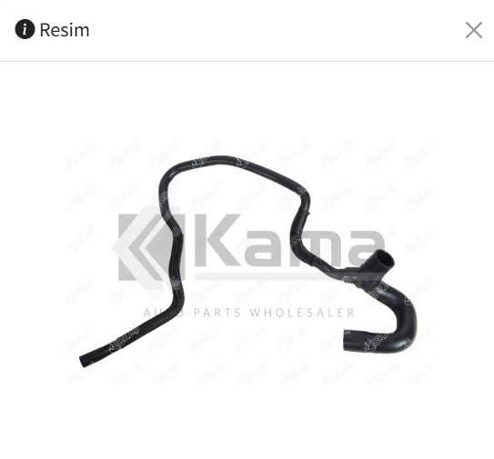 Opel Astra G Radyatör Alt Hortum Çıkıs Z16ZEP