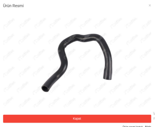 Opel Astra H Radyatör Hortumu Üst ( Giriş ) 1.3 Motor YTT Marka