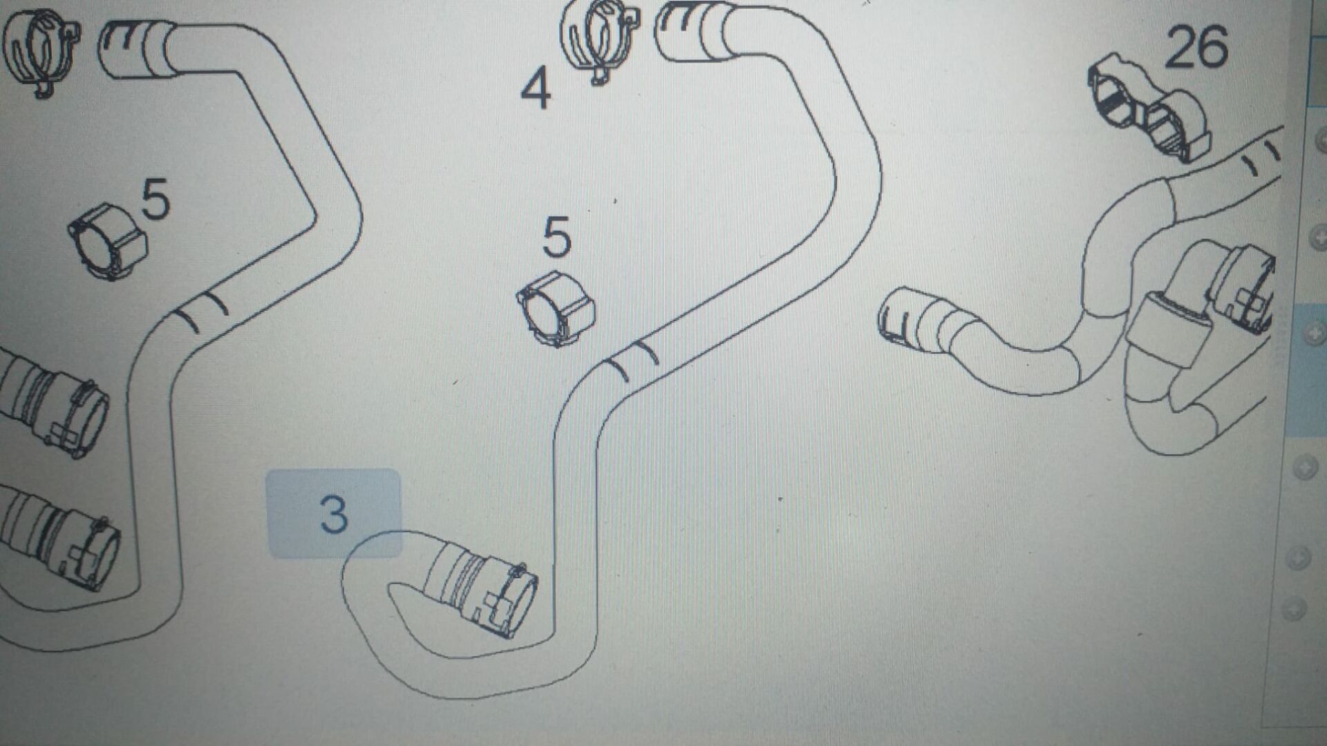 Opel Corsa D Kalorifer Hortumu Çıkıs Z12XEP - Z14XEP Motorlar