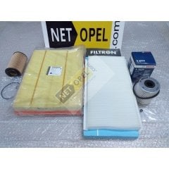 Opel Vectra C Filtre Bakım Seti 2.0 - 2.2 Dizel Motorlar FİLTRON - BOSCH