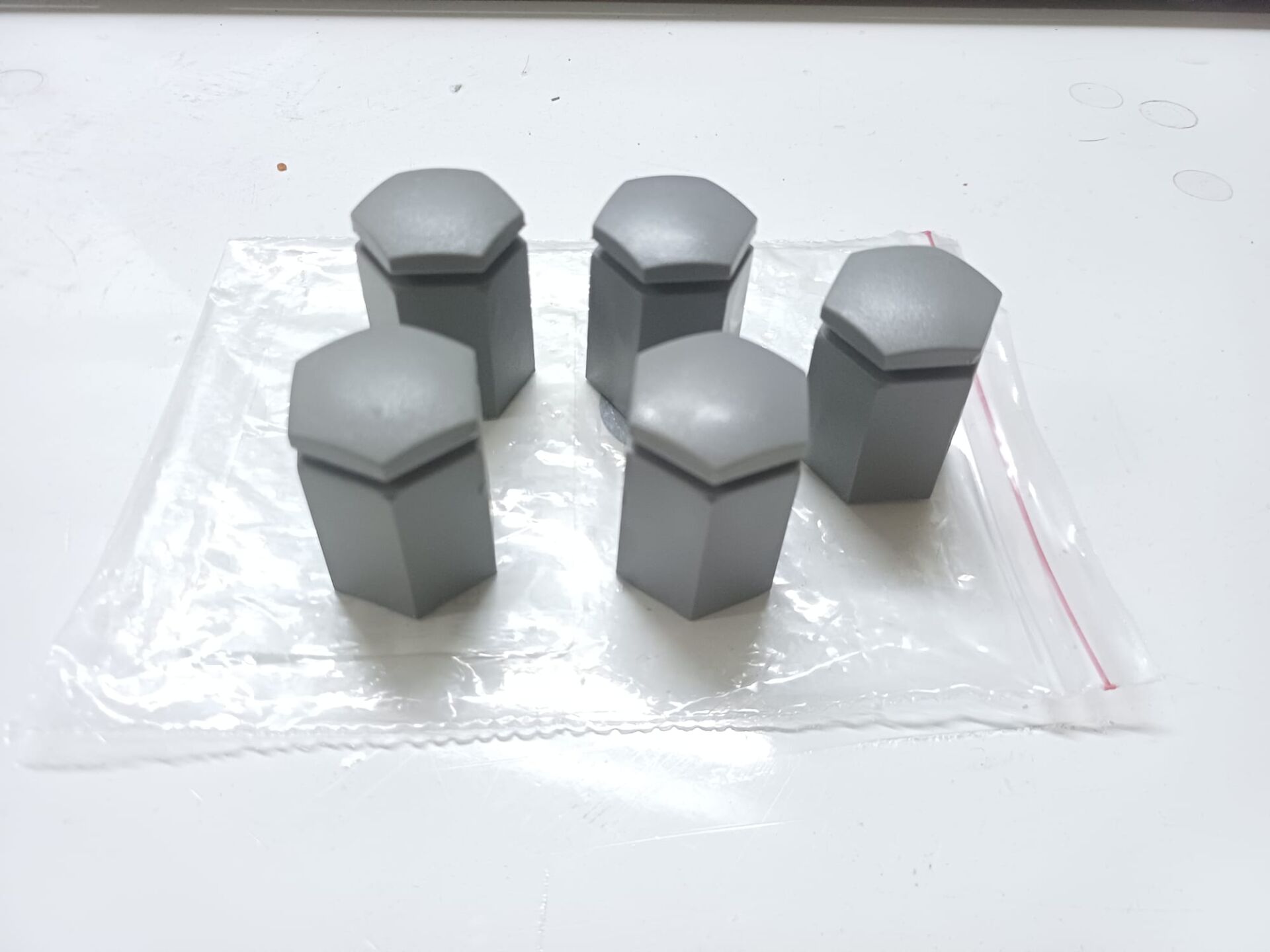 Bijon Kapağı Astra Corsa Vectra Metalik Gri Uzun Takım 5 Adet