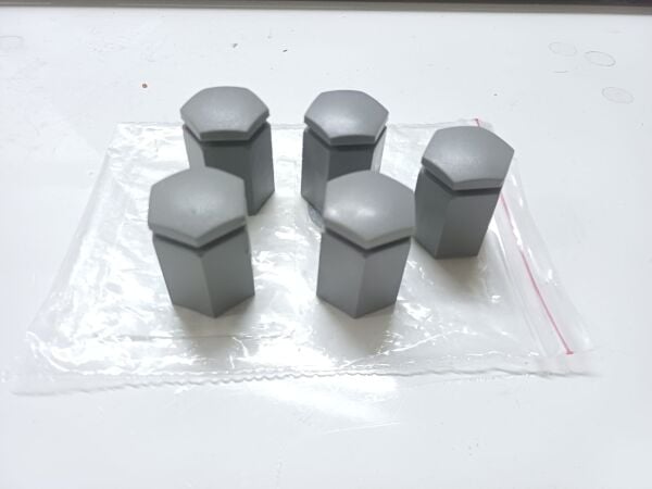 Bijon Kapağı Astra Corsa Vectra Metalik Gri Uzun Takım 5 Adet