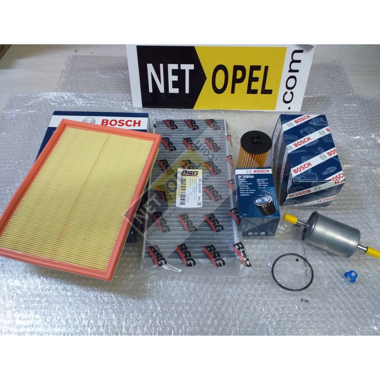 Opel Tigra B Filtre Bakım Seti 1.4 Motor BOSCH