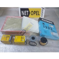 Opel Movano A Filtre Bakım Seti 2.2 - 2.5 Motorlar 1999-2010