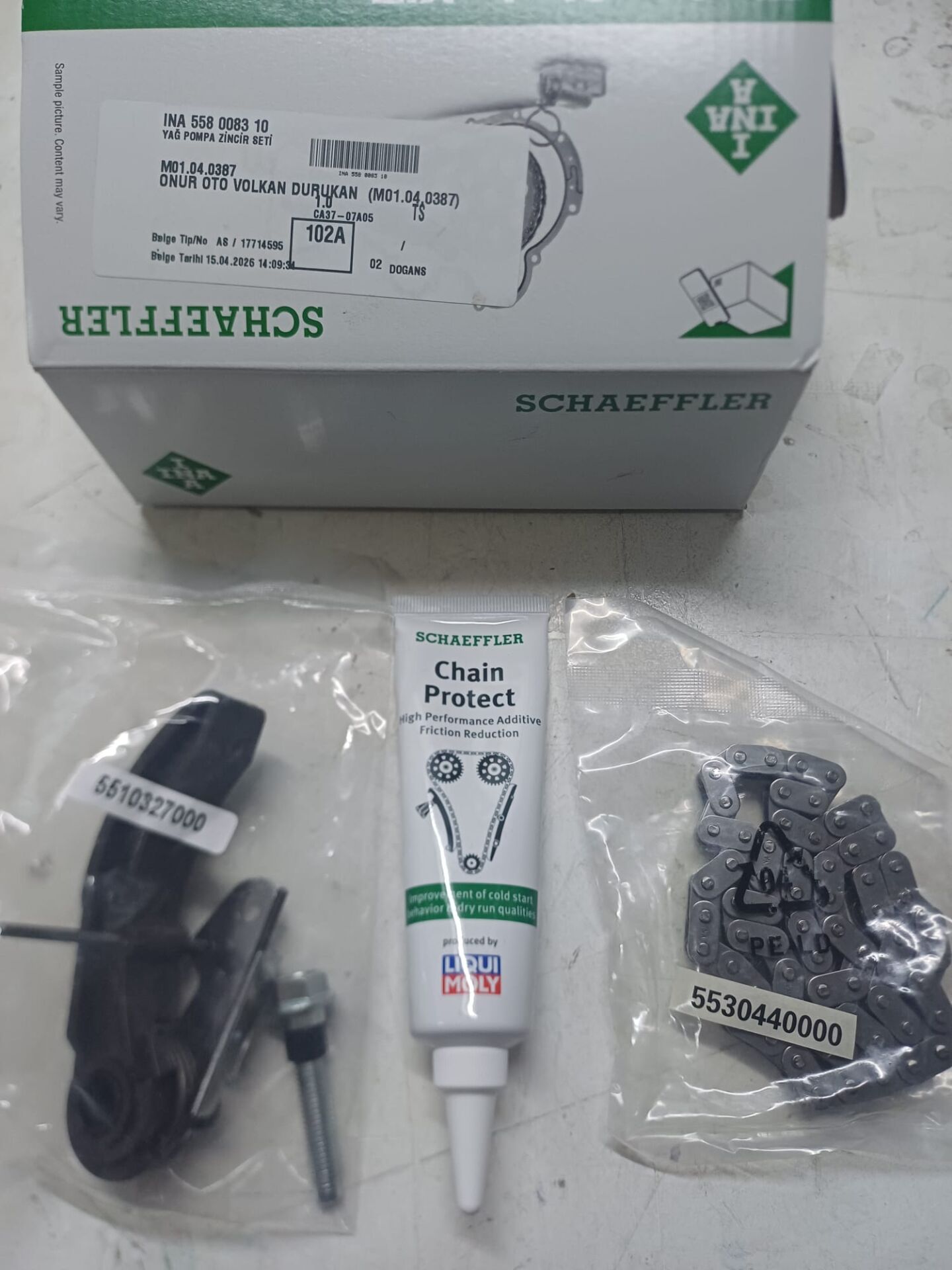 Chevrolet Trax Yağ Pompa Zinciri Ve Gergisi 1.6 Dizel