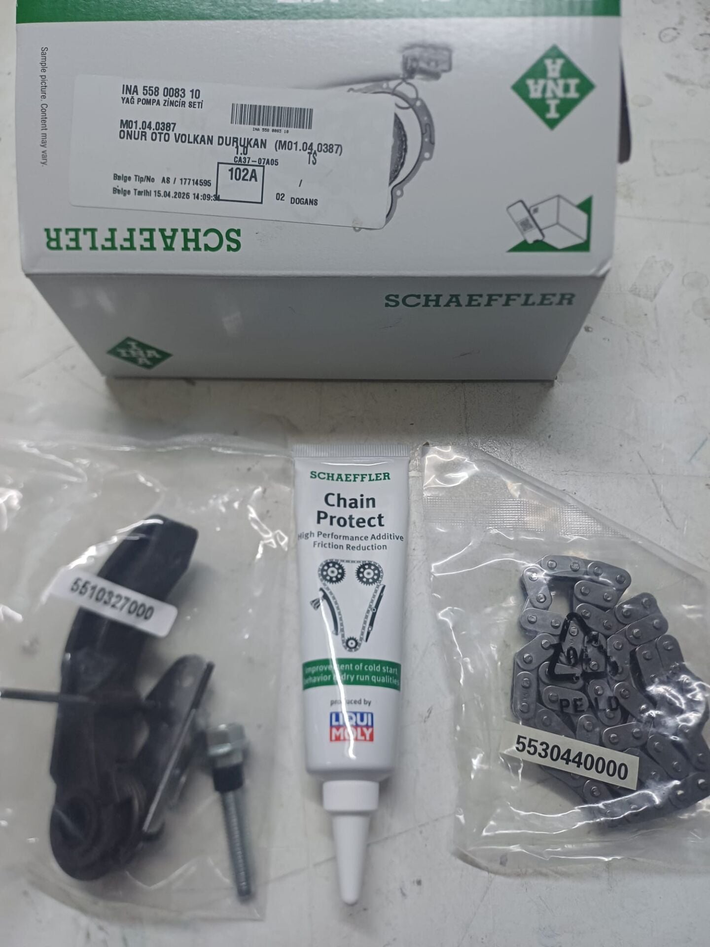 Opel Astra K Yağ Pompa Zinciri Ve Gergisi 1.6 Dizel