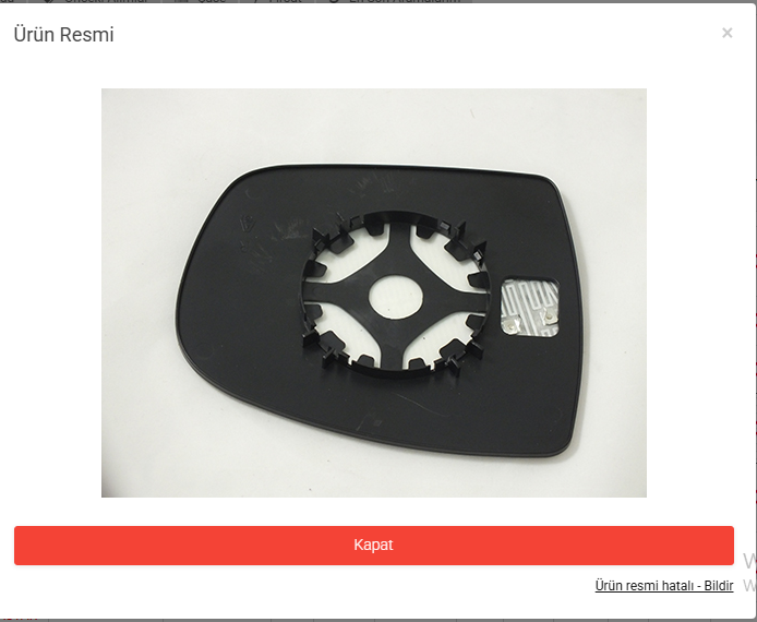 Opel Vivaro Ayna Camı Üst Sağ Elektrikli Isıtmalı 2001-2014