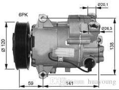 Opel Meriva B Klima Kompresörü ( Klima Motoru ) 1.4 Motorlar 2010 - DELPHİ Marka Orjinal..