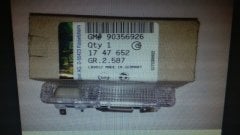 Opel Corsa Tavan Okuma Lambası Arka GM