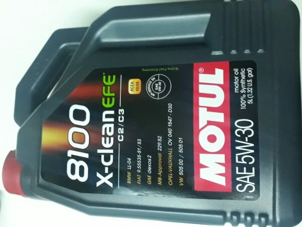 Motul Motor Yağı 8100 X-CLEAN EFE 5W30 5LT