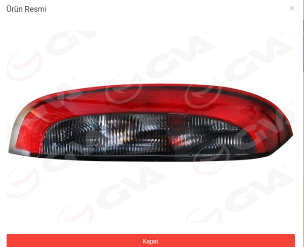 Opel Corsa C Stop Lambası ( Kırmızı ) Sol Orjinal..