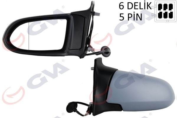 Opel Zafira A Dış Dikiz Aynası Elektrikli Komple Sol