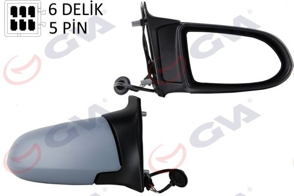 Opel Zafira A  Dış Dikiz Aynası Elektrikli Komple Sağ